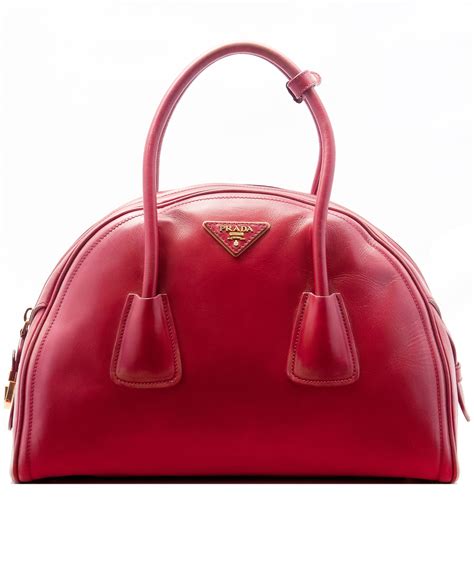 prada bowling red|Prada bowling bag original.